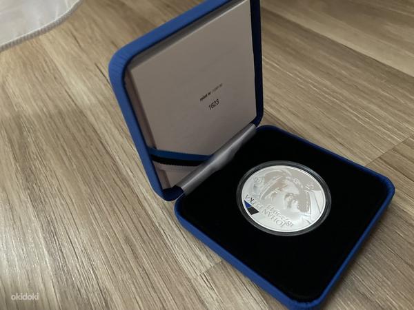 Посвященная серебряная монета €15 Йохан Питка 150 (фото #3)