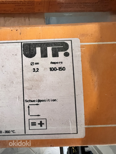 Keevituselektroodid UTP 65, 3,2mm. (foto #3)