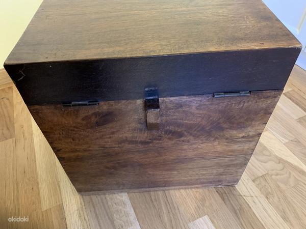 Антик старый деревянный ящик (фото #3)