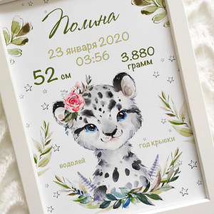 Beebimõõdik (beebi andmete plakat) (2 foto / 7)