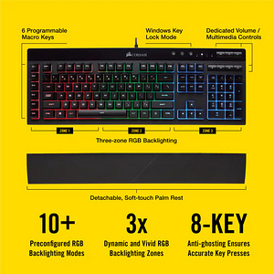 CORSAIR Gaming K55 RGB (3 foto / 6)
