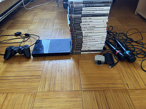 Ps2 + 19 игр, eye toy и singstar (1 фото из 3)