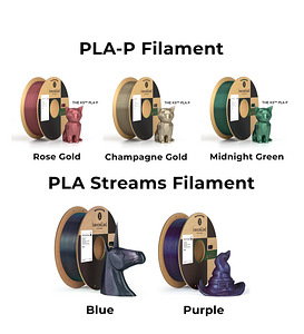Kexcelled 3D printeri filamendid Matt PLA, PETG (2 foto / 3)