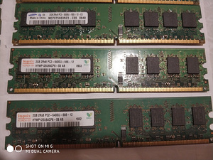 Mälu Ram DDR 2-3-4 For laptop end stationary (5 foto / 10)