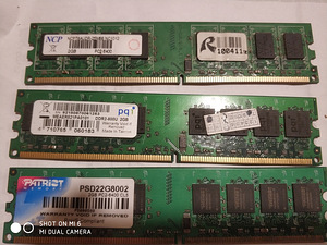 Mälu Ram DDR 2-3-4 For laptop end stationary (7 foto / 10)