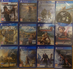 PLAYSTATION 4 GAMES (steelbook 'id) ps5 (9 foto / 10)