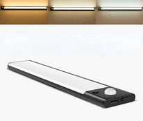 USB-сенсорная лампа 40 см, магнит 3000 мА, черная, 3 цвета