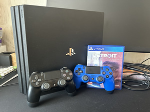 PS4 Pro 1TB+Detroit mäng+ Gamepad (1 foto / 5)
