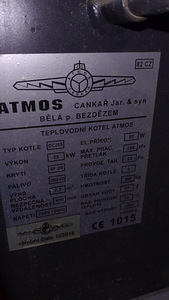 Atmos DC 25 S puugaasikatel, paisupaak, boiler (3 foto / 9)