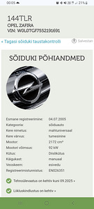 Opel Zafira 2.2 diesel (10 foto / 10)
