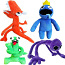Плюшевые игрушки Rainbow Friends / Плюшевые игрушки Rainbow Friends (фото #1)