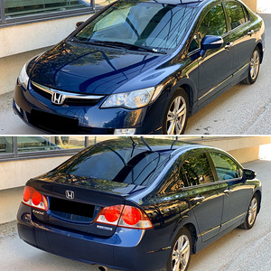 AUTORENT HONDA CIVIC LPG gaas WOLT BOLT FOOD FUDY (5 фото из 10)