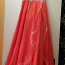 Pallikleidiga punane kleit, 9–11-aastase tüdruku jaoks (foto #1)