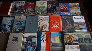 Olümpiamängudest 23 raamatut.