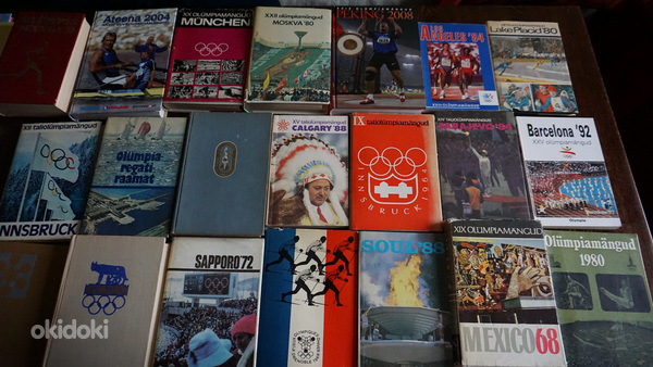 Olümpiamängudest 23 raamatut. Kõik kokku 10€ (foto #1)