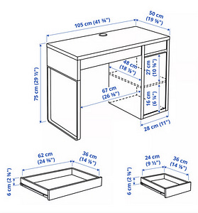 Kirjutuslaud / IKEA kirjutuslaud (5 foto / 5)