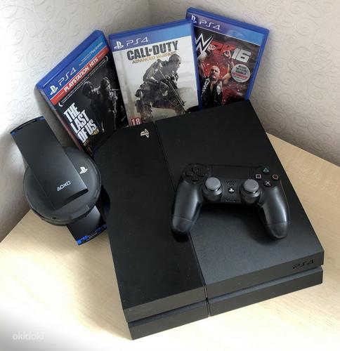 Sony Playstation 4, консоль PS4 (500 ГБ) (фото #1)