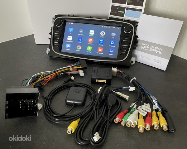 НОВИНКА! Android 11.0 Автомобильное радио, автомобильный аккумулятор 7"(FORD)Focus, Galaxy (фото #1)