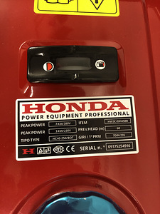 Elektrigeneraator / Bensiinigeneraator. HONDA koopia. Uus. (5 foto / 5)