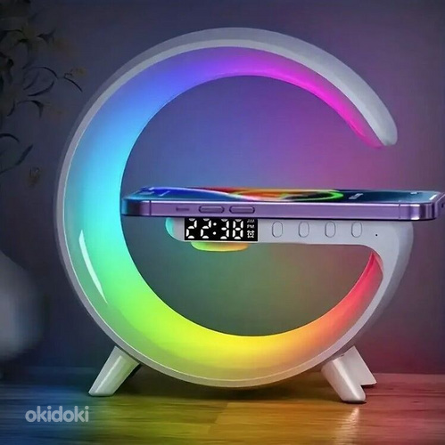 3:1 RGB öölamp / juhtmevaba kõlar / telefoni laadija