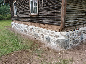 Занимаюсь работами с известняком и минеральным камнем. (3 фото из 10)
