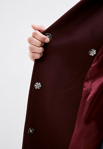 CAMÉ 334 Coat in Bordo colour / UUS Bordo Mantel (4 foto / 4)