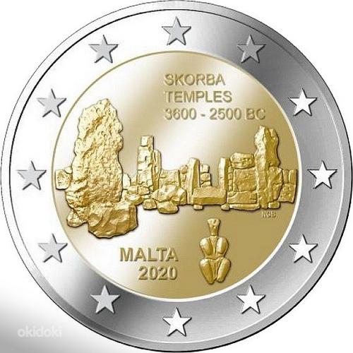 Mälestusmündid 2 eurot 2004-2020 aastast UNC (foto #6)