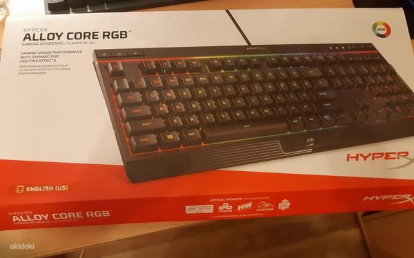 Игровая клавиатура HyperX alloy core RGB (фото #1)