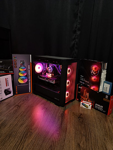 Ryzen 5 7500F OC / RX 9060XT / 32gb DDR5 / ARGB / AIO / WIN (1 foto / 7)