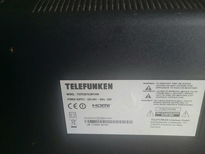 Teler Telefunken TV 32" HD LED SmartTV T32TX287DLBPOSW (1 foto / 9)