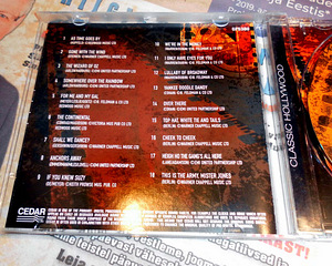 Klassikaline Hollywoodi CD Hollywoodi filmide muusikaga, uus (3 foto / 4)