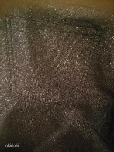 Uued Sädelevad mustad püksid 42 (foto #4)
