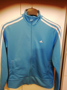 Helesinine Adidas spordijakk 42-44 (1 foto / 5)