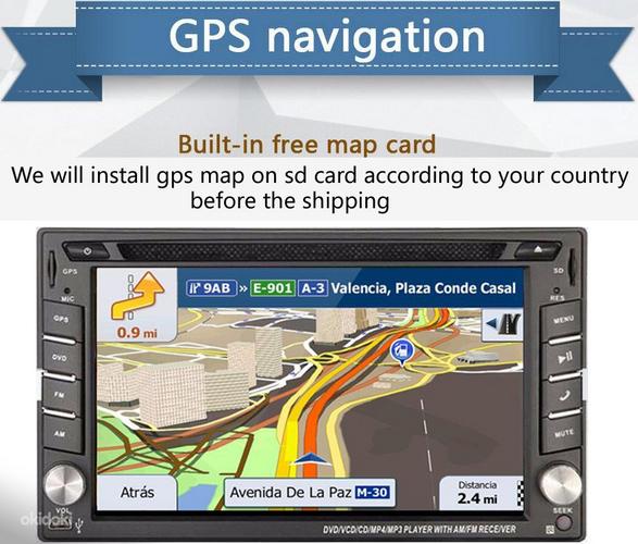 Automakk DVD MP3 MP4 MP5 2din GPS uus 2din (foto #1)