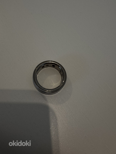 Oura ring 4. Size 11 brushed silver