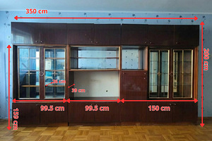 Стенка под реставрацию / на дачу (3.5 метра) – Самовывоз (2 фото из 10)
