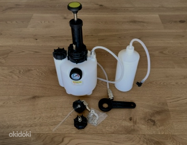 Pidurivedeliku vahetus, õhutuskomplekt 3L