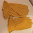 Кожаные перчатки желтые, мужские (фото #2)
