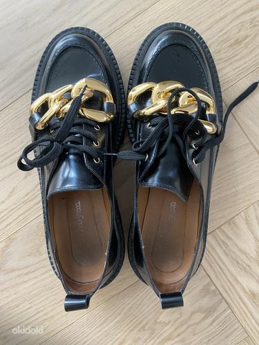 Черные туфли Paul Noyen, EU40, с золотой цепочкой (фото #2)