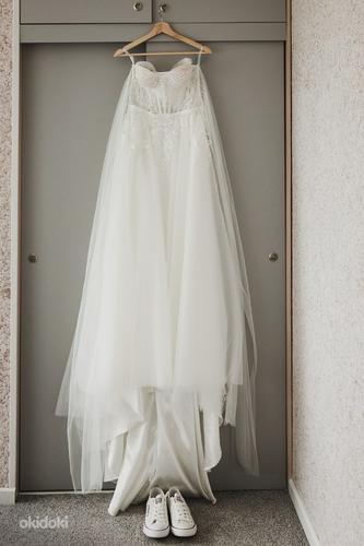 Красивое свадебное платье Татьяны Каплун куплено в Санкт-Петербурге (фото #3)