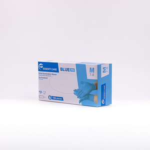 Nitriilkindad, puudrivabad, sinised, M suurus, 100tk/pk (2 foto / 2)