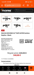 Airsoft relvad SA-E25 EDGE 2.0 (2 foto / 2)