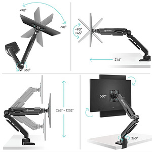 ONKRON G90 - Single monitor arm (3 foto / 3)
