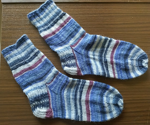 Вязаные носки для мужчины