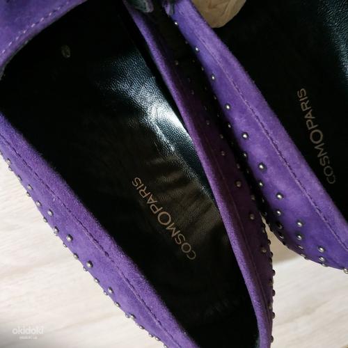 Шкіряні стильні фірмові туфлі від Cosmoparis 39 р шкіра віз (фото #4)