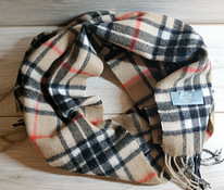 Стильный фирменный натуральный шарф - 100 % мягкая шерсть