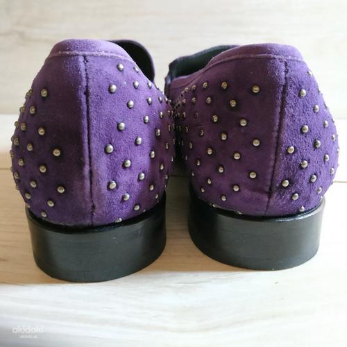Кожаные стильные фирменные туфли от Cosmoparis 39 р кожа (фото #3)