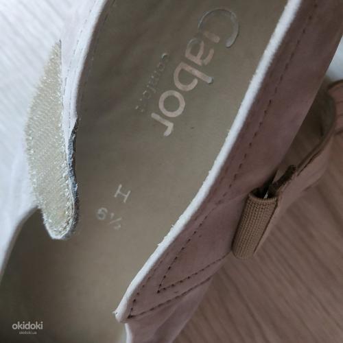 Фирменные, кожаные туфли от Gabor 40.5-41 р кожа везде (фото #8)