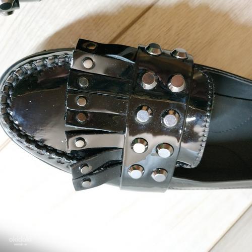 Кожаные фирменные женские туфли от Geox 38 р кожа везде (фото #10)
