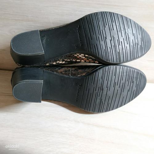 Кожаные, стильные женские туфли от Tamaris 38 р - Новые (фото #5)